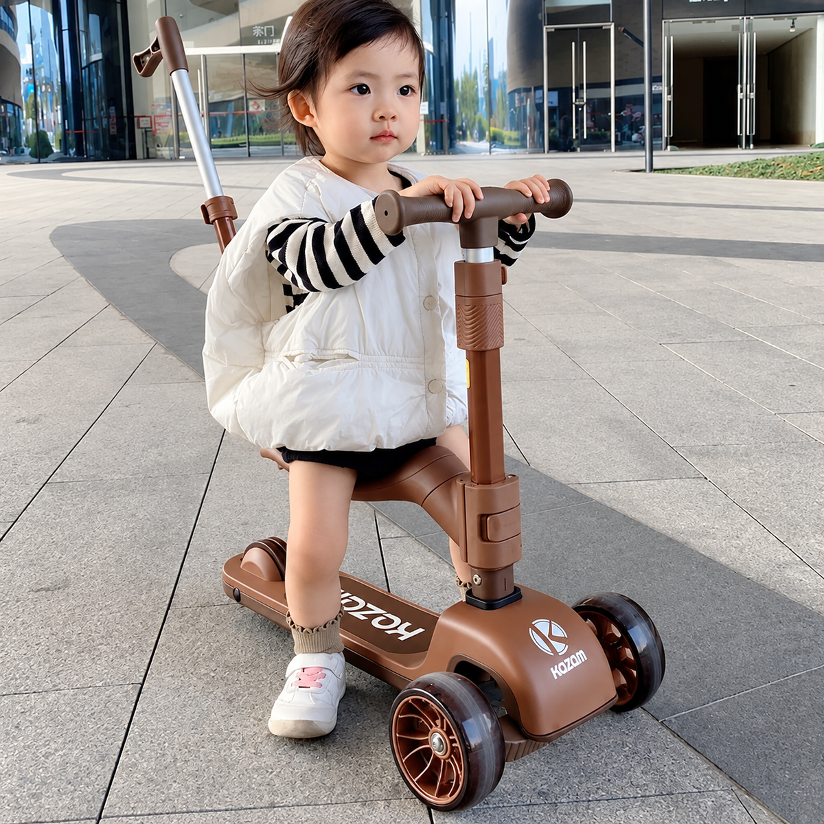 Kazam三合一滑步車(有推桿)
